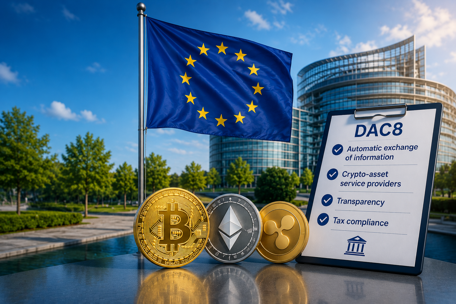 DAC8: Nuove regole di rendicontazione delle criptovalute nell’UE
