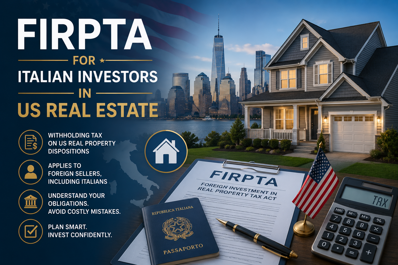FIRPTA per gli investitori italiani nel settore immobiliare statunitense